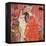 The Girlfriends-Gustav Klimt-Framed Stretched Canvas