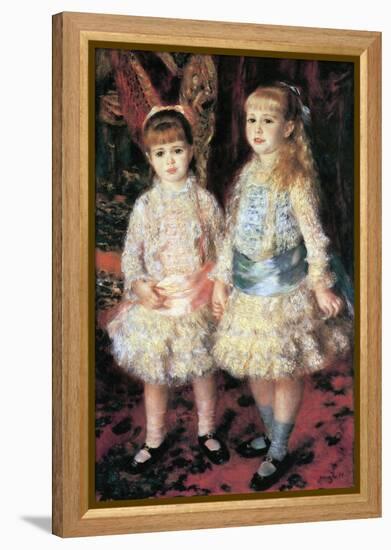 The Girls Cahen D'Anvers-Pierre-Auguste Renoir-Framed Stretched Canvas