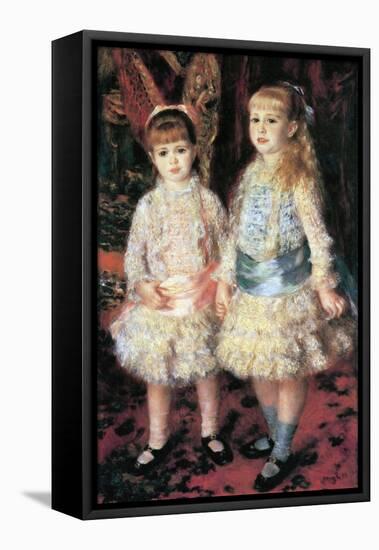 The Girls Cahen D'Anvers-Pierre-Auguste Renoir-Framed Stretched Canvas