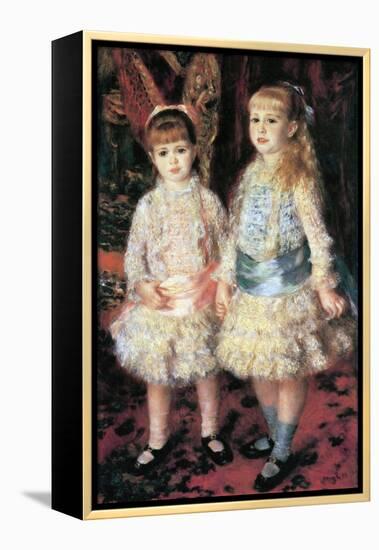 The Girls Cahen D'Anvers-Pierre-Auguste Renoir-Framed Stretched Canvas