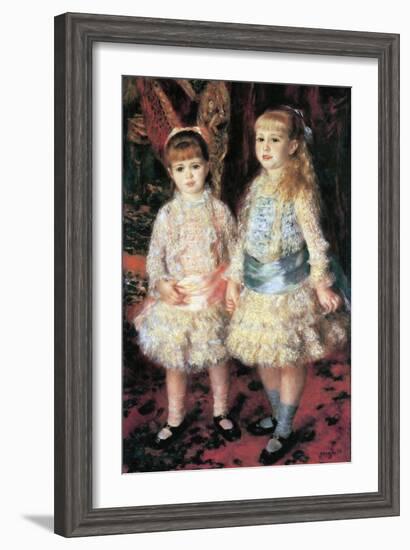 The Girls Cahen D'Anvers-Pierre-Auguste Renoir-Framed Art Print