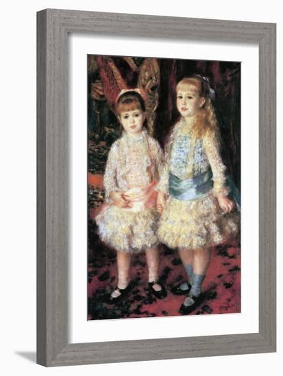 The Girls Cahen D'Anvers-Pierre-Auguste Renoir-Framed Art Print