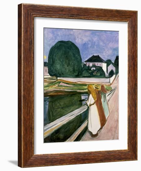 The Girls on the Pier, 1901-Edvard Munch-Framed Art Print