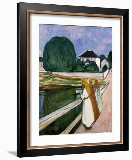 The Girls on the Pier, 1901-Edvard Munch-Framed Art Print