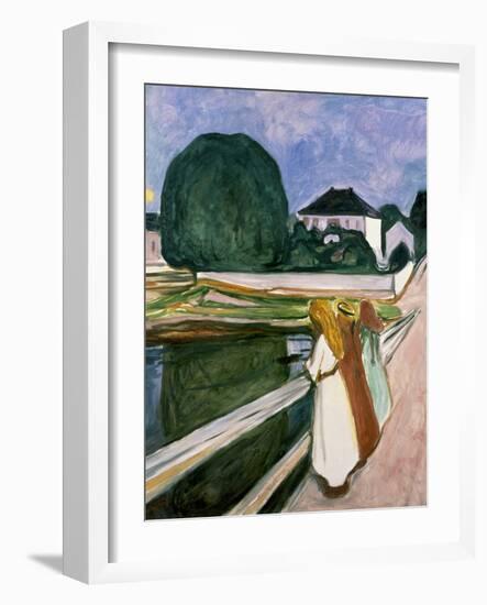 The Girls on the Pier, 1901-Edvard Munch-Framed Art Print