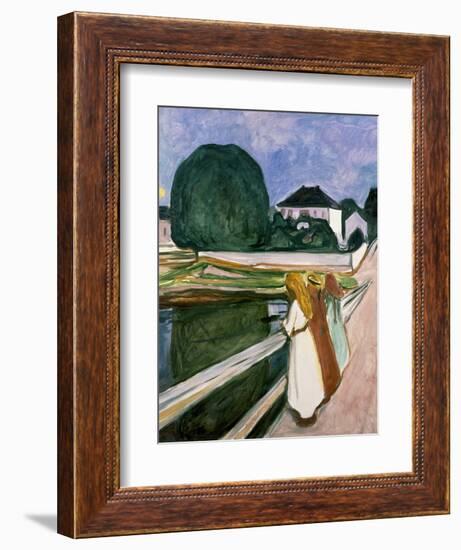 The Girls on the Pier, 1901-Edvard Munch-Framed Art Print