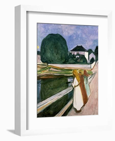 The Girls on the Pier, 1901-Edvard Munch-Framed Art Print