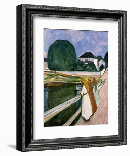 The Girls on the Pier, 1901-Edvard Munch-Framed Art Print