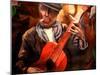 The Gitarrero - The Guitar Player-Markus Bleichner-Mounted Art Print