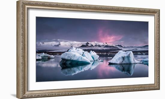 The Glacier Lagoon-Andreas Wonisch-Framed Photographic Print