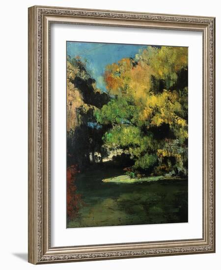 The Glade, C.1867-Paul Cézanne-Framed Giclee Print