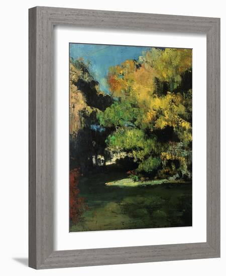 The Glade, C.1867-Paul Cézanne-Framed Giclee Print