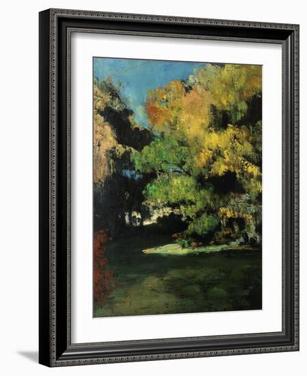 The Glade, C.1867-Paul Cézanne-Framed Giclee Print