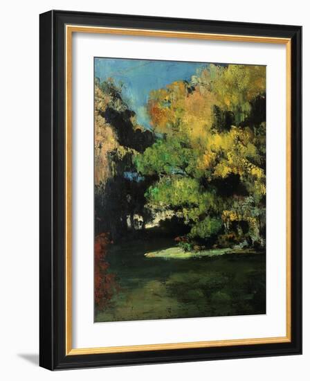 The Glade, C.1867-Paul Cézanne-Framed Giclee Print