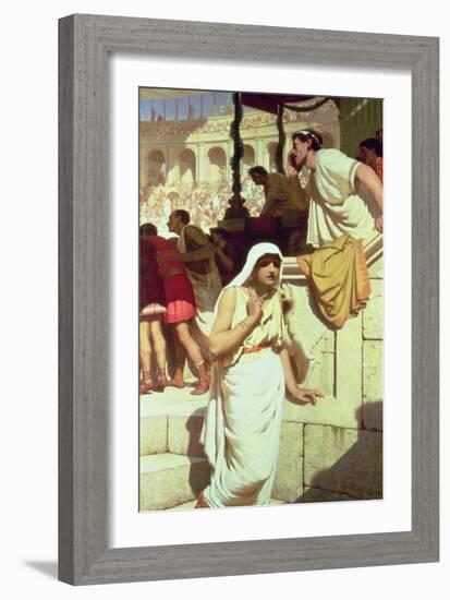 The Gladiators Wife, 1884-Edmund Blair Leighton-Framed Giclee Print