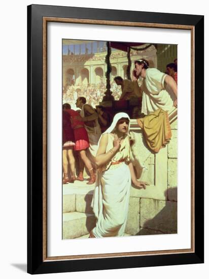 The Gladiators Wife, 1884-Edmund Blair Leighton-Framed Giclee Print