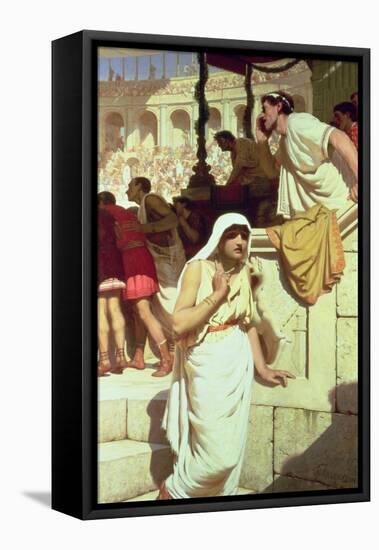 The Gladiators Wife-Sir Lawrence Alma-Tadema-Framed Premier Image Canvas