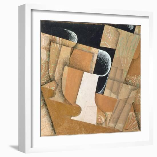 The Glass-Juan Gris-Framed Giclee Print