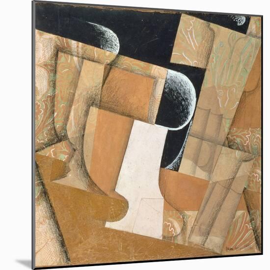 The Glass-Juan Gris-Mounted Giclee Print