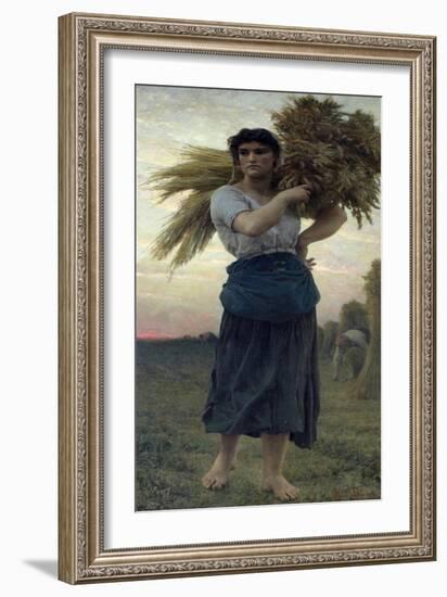 The Gleaner, 1877-Jules Breton-Framed Giclee Print