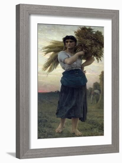 The Gleaner, 1877-Jules Breton-Framed Giclee Print