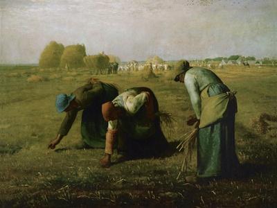 Jean-Francois Millet  Gleaners Giclee Canvas Print