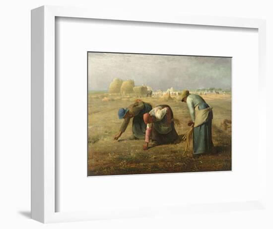 The Gleaners, 1857-Jean-François Millet-Framed Premium Giclee Print