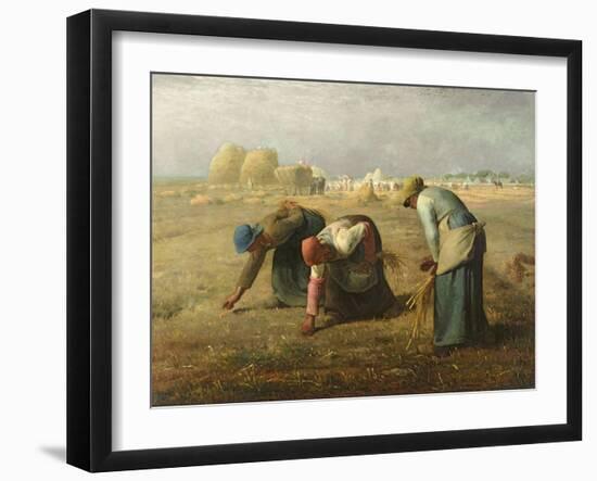 The Gleaners, 1857-Jean-François Millet-Framed Giclee Print