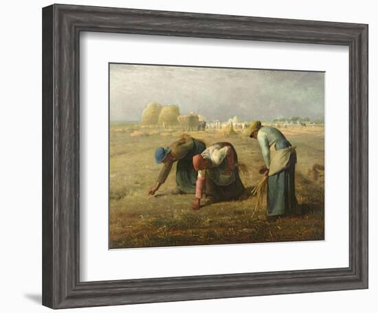 The Gleaners, 1857-Jean-François Millet-Framed Giclee Print