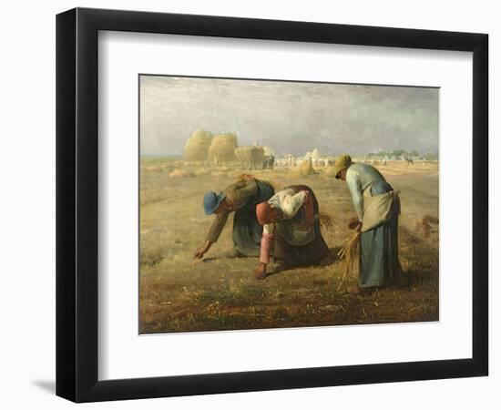 The Gleaners, 1857-Jean-François Millet-Framed Giclee Print