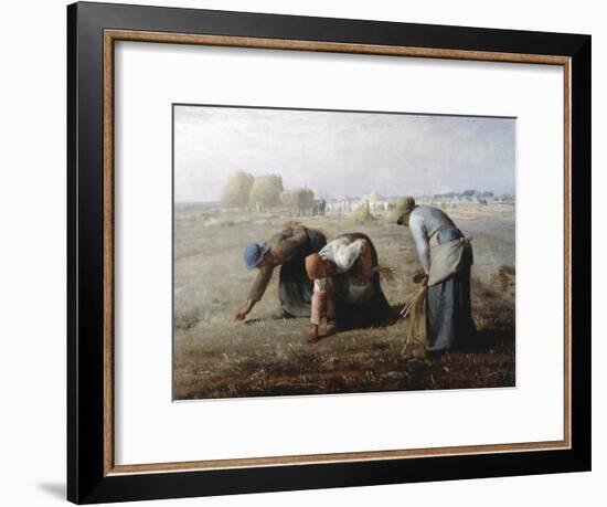 The Gleaners, 1857-Jean Francois Millet-Framed Giclee Print
