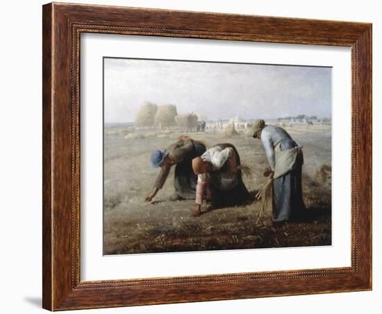 The Gleaners, 1857-Jean Francois Millet-Framed Giclee Print