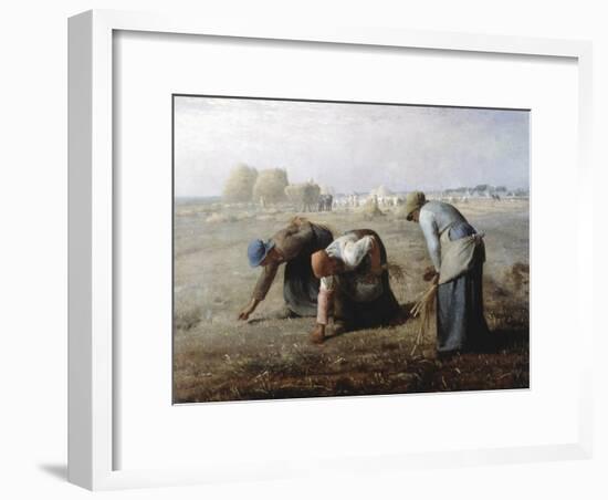 The Gleaners, 1857-Jean Francois Millet-Framed Giclee Print