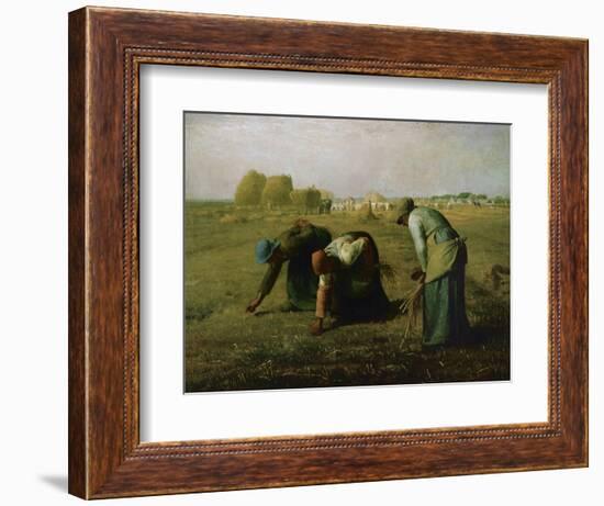 The Gleaners, 1857-Jean-François Millet-Framed Giclee Print