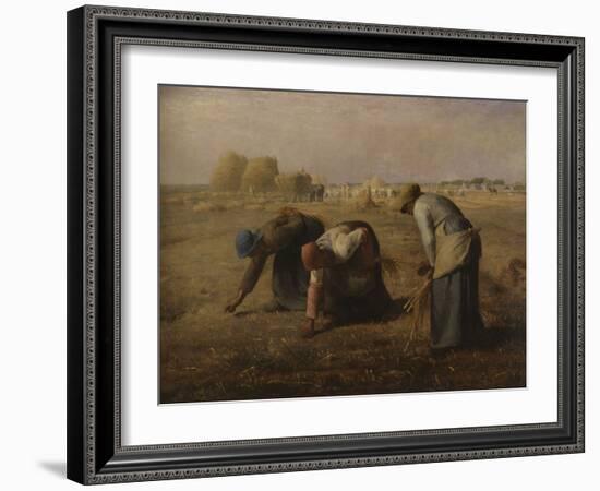 The Gleaners, c.1857-Jean-François Millet-Framed Giclee Print