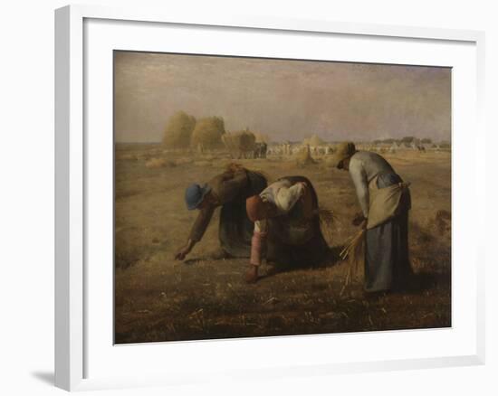 The Gleaners, c.1857-Jean-François Millet-Framed Giclee Print