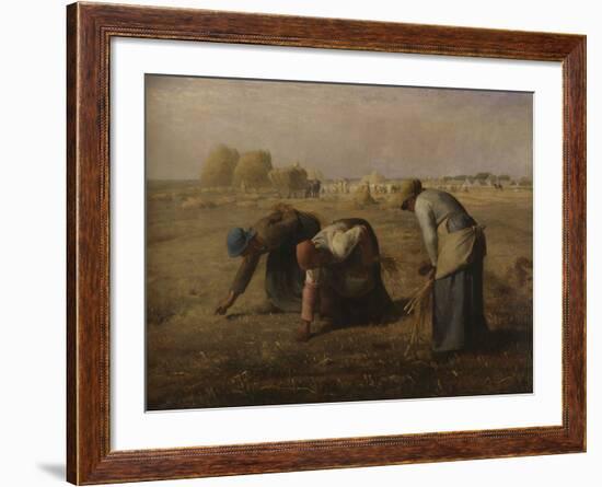 The Gleaners, c.1857-Jean-François Millet-Framed Giclee Print