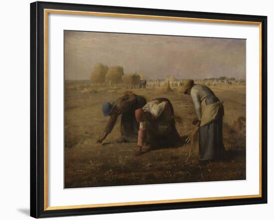 The Gleaners, c.1857-Jean-François Millet-Framed Giclee Print