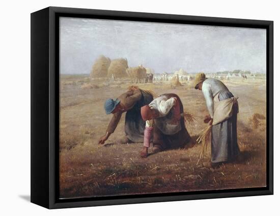 The Gleaners (Des Glaneuses Ou Les Glaneuses)-Jean-François Millet-Framed Stretched Canvas