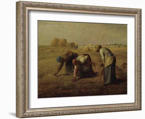 The Gleaners (Les Glaneuses), 1857-Jean-François Millet-Framed Giclee Print