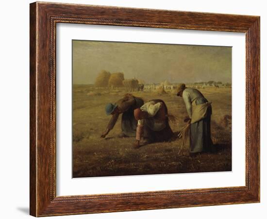 The Gleaners (Les Glaneuses), 1857-Jean-François Millet-Framed Giclee Print