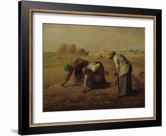 The Gleaners (Les Glaneuses), 1857-Jean-François Millet-Framed Giclee Print