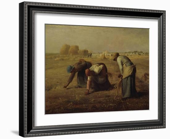 The Gleaners (Les Glaneuses), 1857-Jean-François Millet-Framed Giclee Print