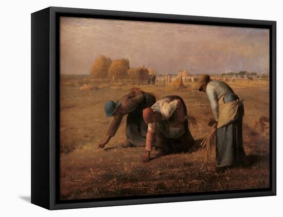 The Gleaners-Jean-François Millet-Framed Premier Image Canvas