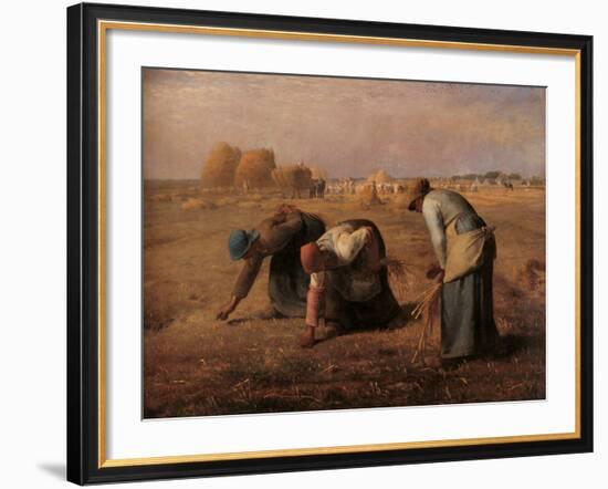 The Gleaners-Jean-François Millet-Framed Giclee Print