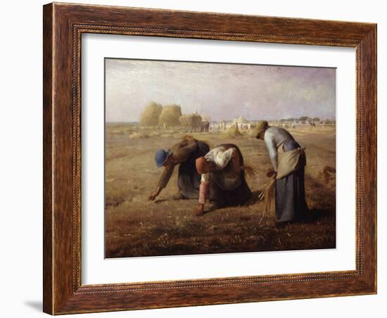 The Gleaners-Jean-François Millet-Framed Giclee Print