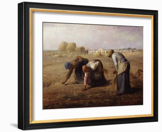 The Gleaners-Jean-François Millet-Framed Giclee Print