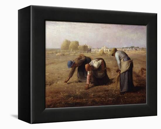 The Gleaners-Jean-François Millet-Framed Premier Image Canvas