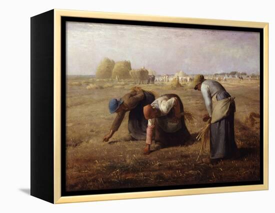 The Gleaners-Jean-François Millet-Framed Premier Image Canvas