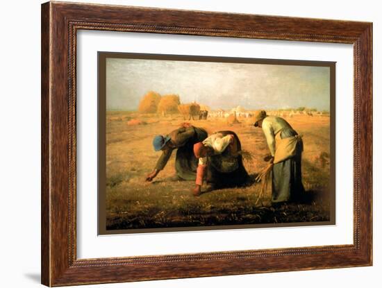 The Gleaners-Jean-Fran?ois Millet-Framed Art Print